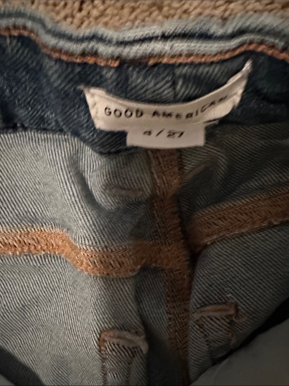 Good American Wide-Leg High-Rise Jeans in Blue Wash - Picture 2 of 5